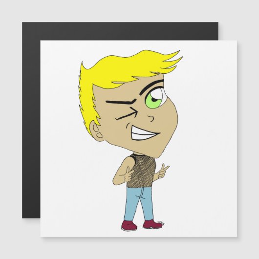 chibi magnet (Voorkant / Achterkant)