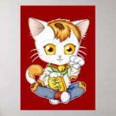 Chibi Maneki Neko Poster (Voorkant)