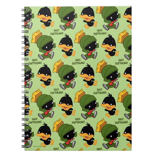 Chibi MARVIN DE MARTIAAN™ & DAFFY DUCK™ Notitieboek (Voorkant)