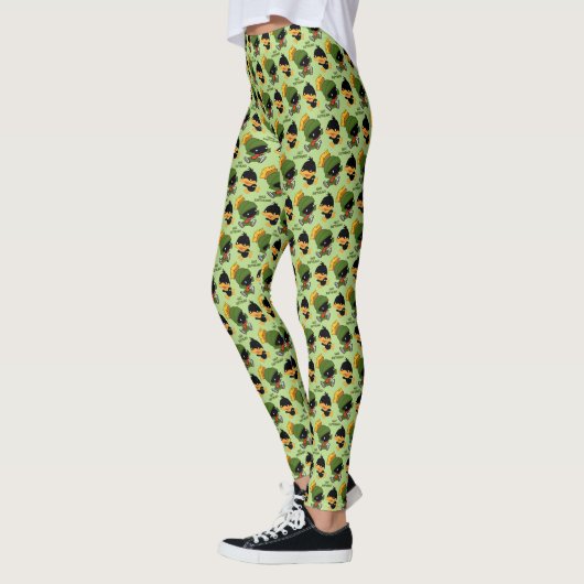 Chibi MARVIN DE MARTIAN™ EN DAFFY DUCK™ Leggings (Links)