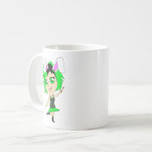 chibi meisje konijn koffiemok (Voorkant links)