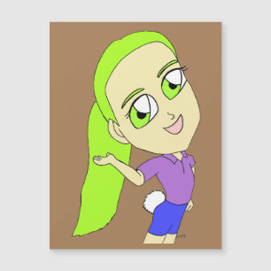 chibi meisje met bunny tail