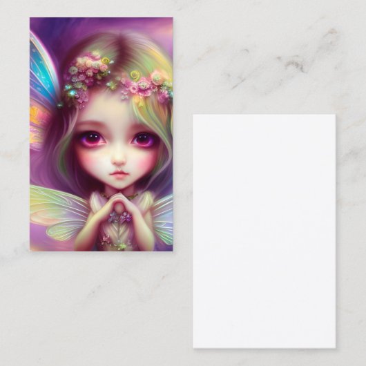 Chibi Meisje Visitekaartje (Voorkant / Achterkant)