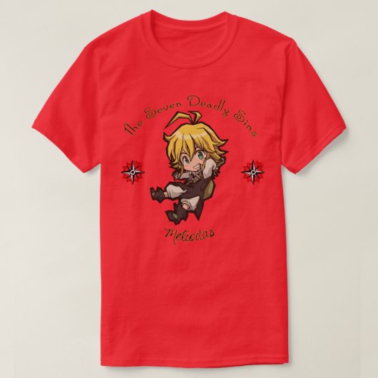 Chibi Meliodas T-shirt (Design voorkant)