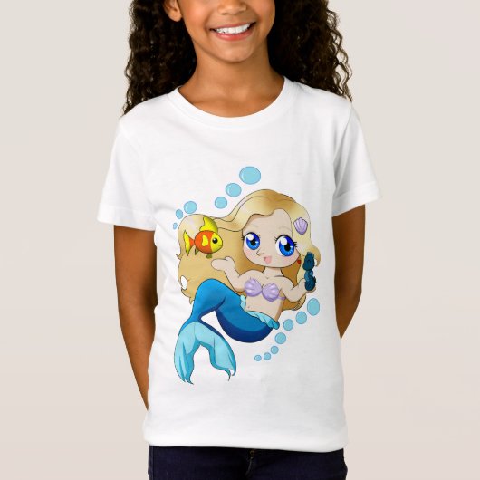 Chibi Mermaid Jr T-shirt (Voorkant)