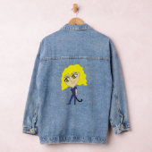 Chibi met een kat als staart denim jacket (Hangar)