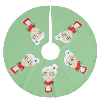 chibi mevrouw Claus Kerstboom Rok
