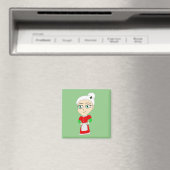 chibi mevrouw Claus magneet (Insitu (Vaatwasser))