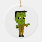 chibi monster keramisch ornament (Achterkant)