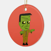chibi monster keramisch ornament (Links)