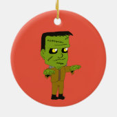 chibi monster keramisch ornament (Achterkant)