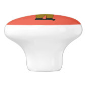 chibi monster keramische knop (Zijkant)
