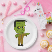 chibi monster papieren bordje (Feest)