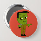 chibi monster ronde button 4,0 cm (Voorkant /achterkant)
