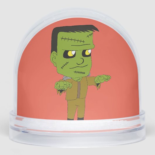 chibi monster sneeuwbol (Voorkant)