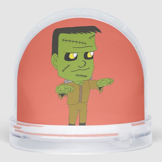 chibi monster sneeuwbol (Achterkant)