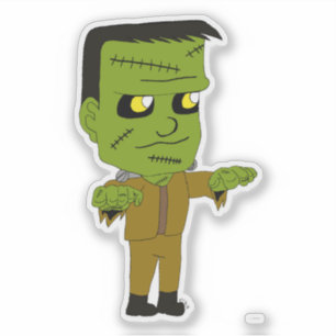 chibi monster sticker