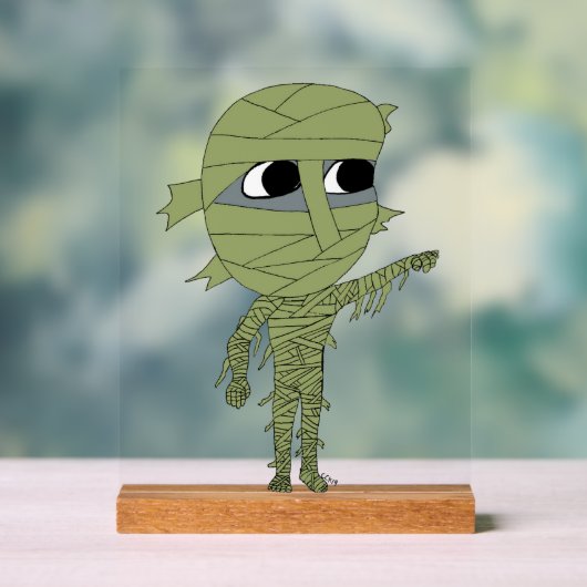 chibi mummy acryl bord (Neutraal)