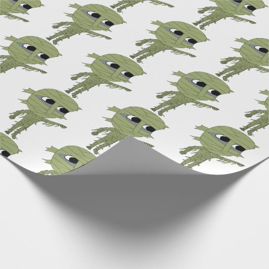 chibi mummy cadeaupapier (Hoek)