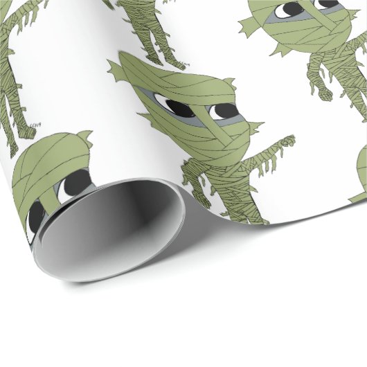 chibi mummy cadeaupapier (Rol Hoek)