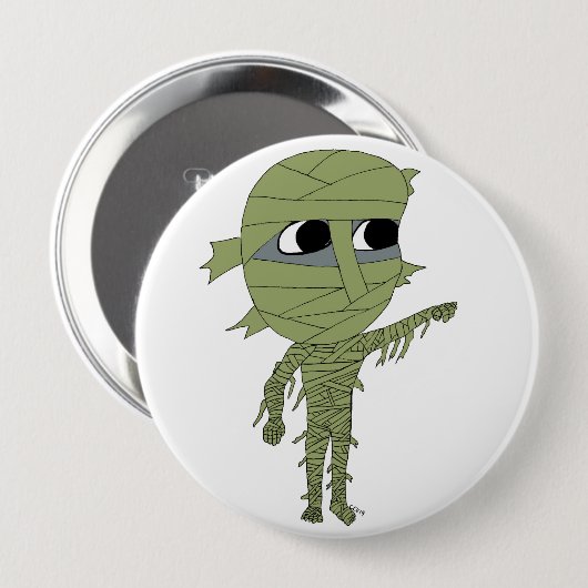 chibi mummy ronde button 4,0 cm (Voorkant /achterkant)