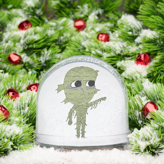 chibi mummy sneeuwbol (Kerstmis)