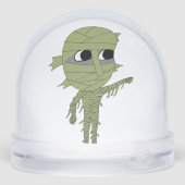chibi mummy sneeuwbol (Achterkant)
