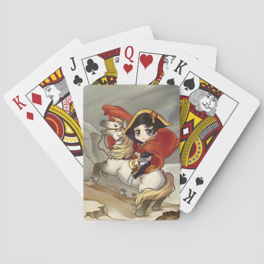 Chibi Napoleon speelkaarten! Pokerkaarten (Achterkant)