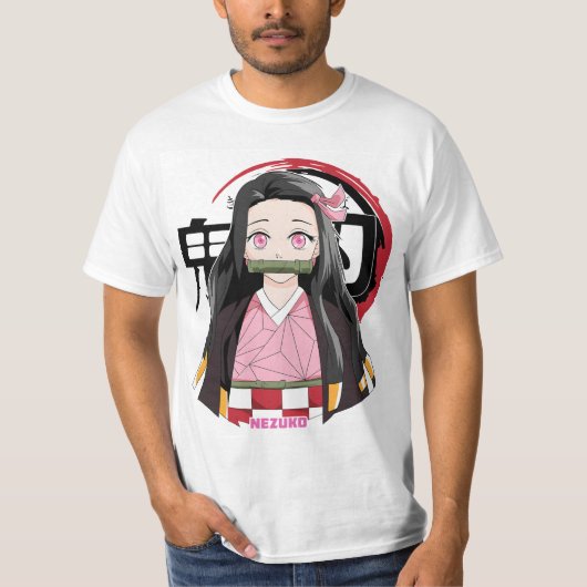 Chibi nezuko kamado t-shirt (Voorkant)