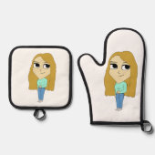 chibi ovenwant & pannenlap set (Voorkant)