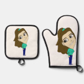 chibi ovenwant & pannenlap set (Voorkant)