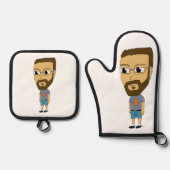 chibi ovenwant & pannenlap set (Voorkant)