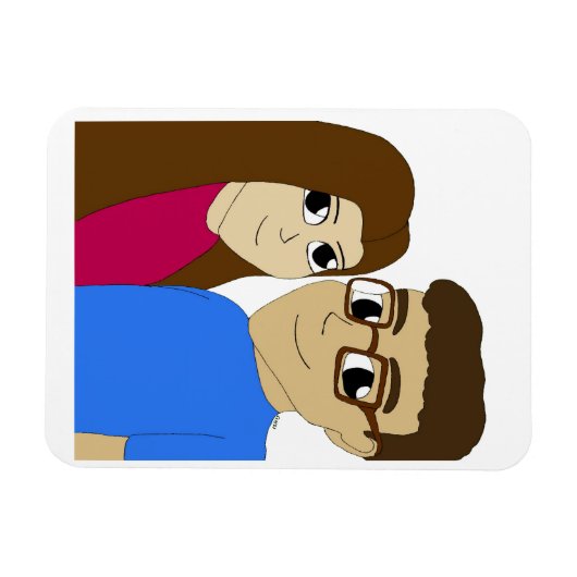 Chibi paar magneet (Horizontaal)