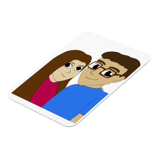 Chibi paar magneet (Linkerzijde)