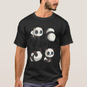Chibi Panda For Little Bear Panda Panda T-shirt (Voorkant)