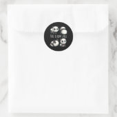 Chibi Panda voor klein Beer Panda Ronde Sticker (Tas)