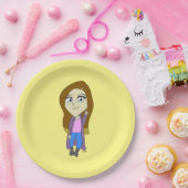 Chibi Papieren Bordje (Feest)
