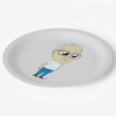 chibi papieren bordje (Gekanteld)