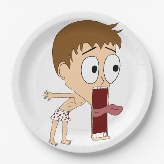 chibi papieren bordje (Voorkant)