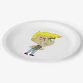 chibi papieren bordje (Gekanteld)