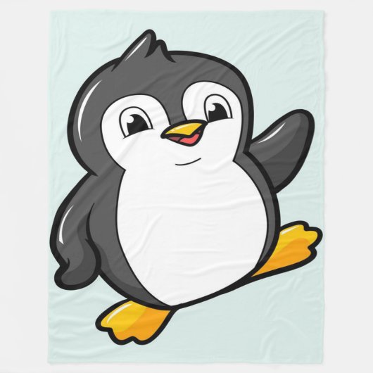 Chibi Penguin | Penguin Lover | Clolorful Gift Fleece Deken (Voorkant)