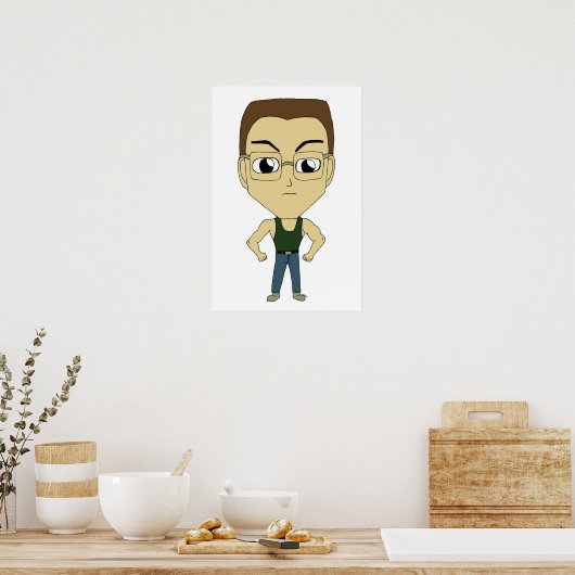 chibi poster (Keuken)