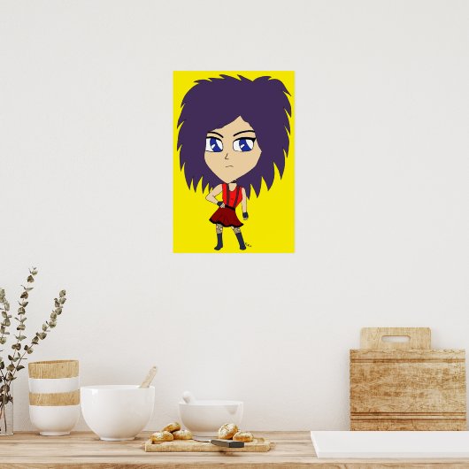 chibi poster (Keuken)