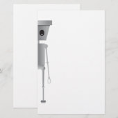 Chibi Robot Stationery Briefpapier (Voorkant / Achterkant)