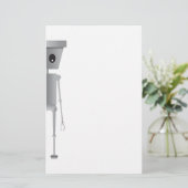 Chibi Robot Stationery Briefpapier (Staand voorkant)