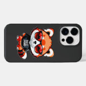 Chibi Rode Panda Welp iPhone Hoesje (Achterkant horizontaal)
