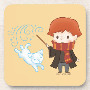 Chibi Ron Weasley Patronus Bier Onderzetter