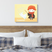 Chibi Ron Weasley Patronus Canvas Afdruk (Insitu (Slaapkamer))