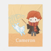 Chibi Ron Weasley Patronus Fleece Deken (Voorkant)