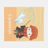 Chibi Ron Weasley Patronus Fleece Deken (Voorkant (Horizontaal))